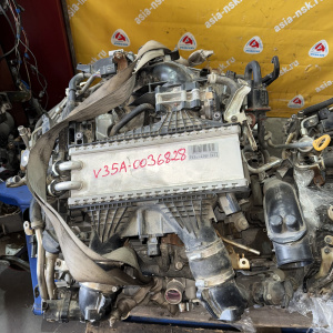 Двигатель Toyota/Lexus V35AFTS-0065525 4WD БЕЗ ГЕНЕРАТОРА КОНДЕРА И ГУР Land Cruiser/Tundra VJA300  VXFA50 UPK65 '2020-