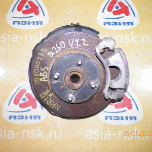 Ступица Toyota NHP10 Aqua перед, прав ABS. В сборе. Диаметр диска-255мм. Толщина-V22. 43211-52050. 47730-52280