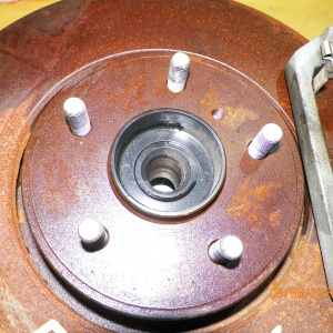 Ступица Infiniti S51 FX35 '2003-2008 VQ35 перед, прав 2WD ABS. В сборе. З/П.