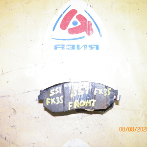 Колодки тормозные Infiniti FX35 S51 VQ35DE Комплект. F