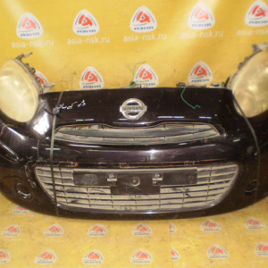 Ноускат Nissan March K13 HR12DE '2010-2013 Без трубок охлаждения Дефект бампера ф.H009