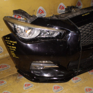 Ноускат Infiniti Q50 V37 OM651 '2013-2017 a/t Дефект бампера (Сонары) Обвес ф.100-23618 тум.A047358