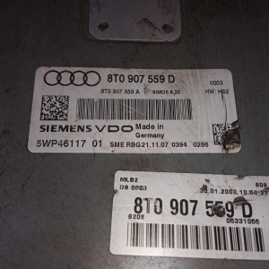 Блок управления двс Audi A4 B8/8K2 CALA '2008 3.2L FSI 4WD 6AT 5WP46117 8T0907559D