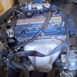 Двигатель Honda F20B-2901342 SIR/AT   коса + компьютер 37820-PCB-N52  пробег 88т.км  В СБОРЕ Accord/Torneo CF4-1301346