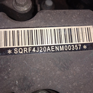 Двигатель Chery SQRF4J20-AENM00357 2.0L Turbo Tiggo 8 Pro Max T1D '2022