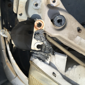 Ноускат Toyota Corolla AE110 '1995-1997 дефект бампера ф.12-411