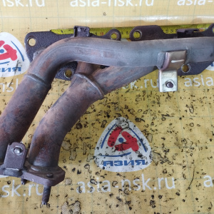 Коллектор выпускной Toyota 3RZ-FE Hiace Regius RCH41/RCH47 ЖЕЛЕЗНЫЙ трещина на втором цилиндре БЕЗ ОТВЕРСТИЯ ПОД ЕГР 17141-75060 / 17141-75061