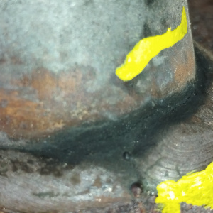 Коллектор выпускной Toyota 3RZ-FE Hiace Regius RCH41/RCH47 ЖЕЛЕЗНЫЙ трещина на втором цилиндре БЕЗ ОТВЕРСТИЯ ПОД ЕГР 17141-75060 / 17141-75061