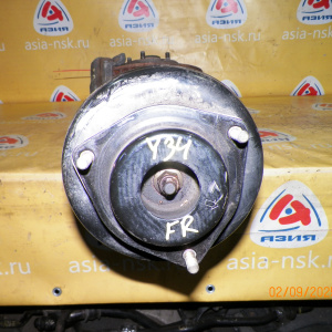 Стойка NISSAN Y34 Cedric перед, прав ABS. Со ступицей. Ступица в сборе. Тормозной шланг на защелке.