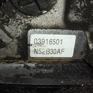 Двигатель BMW X5 N52N/N52B30AF-03916501 4WD 3.0si FE42 БЕЗ НАВЕСНОГО E70 '2007