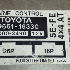 Компьютер ДВС Toyota Corsa 89661-16330 5E-FE EL55 4WD a/t