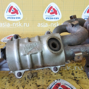 Коллектор выпускной Suzuki M13A Jimny JB43W с катализатором 1411080A20 ( 80A-C02 ) 1411080A2V