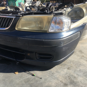 Ноускат Nissan Sunny B15 QG18 '1998-2002 a/t с габаритами (дефект радиатора) ф. 1602