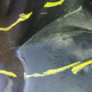 Крышка клапанная Daihatsu EJ-VE L251/L651 пластик ДЕФЕКТ  Trevis/Cuore 11201-97222 / 014890-0010