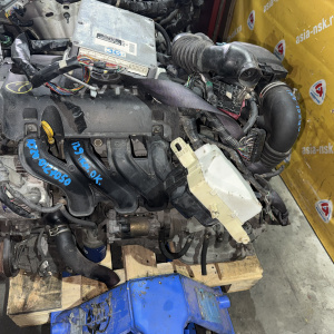 Двигатель Toyota 2NZ-FE-1524054 ПРОБЕГ 129  Т КМ В СБОРЕ С АКПП СТАРТЕР КОСА КОМП Funcargo NCP20-0127050