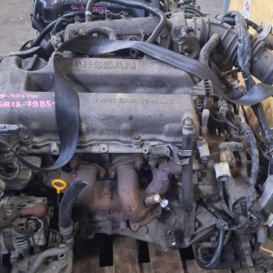 Двигатель Nissan SR18-DE-798511A 2WD прям колл. БЕЗ ТРАМБЛЁРА Primera P11-506750 '10.1997-