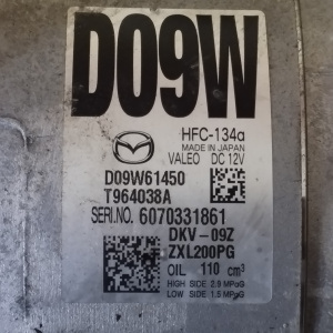 Компрессор кондиционера Mazda PE-VPS CX-3 без механического клапана D09W61450 / T964038A
