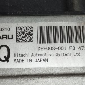 Компьютер Subaru Levorg 22765AG210 / DEF003-001 F3 FB16 VM4 4WD CVT ( ТУРБО ) TR580D59BA
