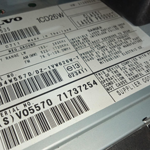 Магнитола Volvo XC90 CZ JPN Дисплей CD 31260535 30797251