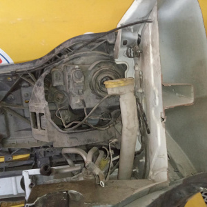 Ноускат Renault Trafic X83/EL/FL/JL M9R '2014 F 2.0L (дефект радиатора)