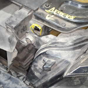 Ноускат Volkswagen Passat NMS '2016 Комплект с капотом и крыльями (дефекты)