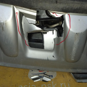 Ноускат Mercedes M-Class W163 '2002 M112/M113 туманки (трещины и сколы на бампере)