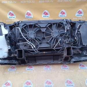 Ноускат Chevrolet Tahoe GMT900 '2012 замят слева, треснуты решётка и верх.крепления фар