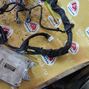 Коса ДВС Toyota 4E-FE Corolla EE111 a/t A132L кат. + комп. 89661-1A820 спид. трос. 82121-1N401