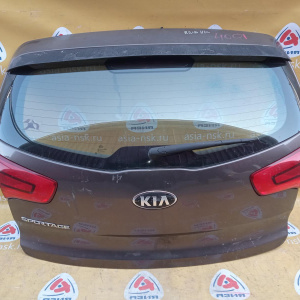 Дверь задняя Kia Sportage SL '2014 в сборе, спойлер