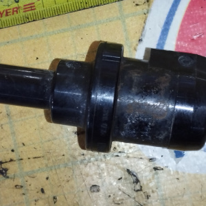 Патрубок теплообменника кпп Mitsubishi 2922A305 + 2920A063 Lancer/Galant CY4A 4B10/4B11 L F 2WD CVT верх с заливной горловины на термлстат кпп + термо