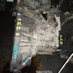 МКПП Toyota 4ZZ C150 5ст OLD кулиса сзади 23шл   1.4L ДЕФЕКТ УПОРА ВЫЖИМНОЙ ВИЛКИ Corolla ZZE110/ZZE120