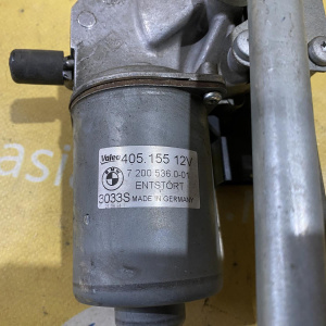 Моторчик привода дворниками BMW X5 E70 '2013 7200536 мотор с трапецией правый руль 61617200513