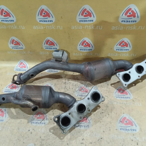 Коллектор выпускной BMW N53 3-Series E90/E92 '2010 EU5 ПАРА с катализатором 7597864 18407597868