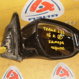 Зеркало Nissan Teana L33 16к.RHD с повторителем (камера) R