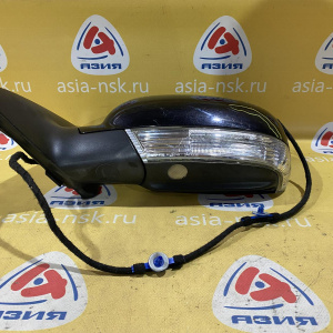 Зеркало Volkswagen Touareg 7LA лев LC9Z до рест 8k (треснут корпус) '2006