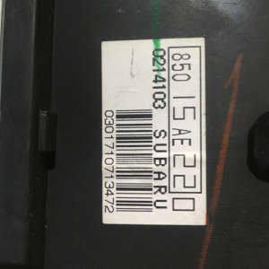 Панель приборов SUBARU Legacy BH5 '2000 оптитрон (дефект стекла) 85015-AE220