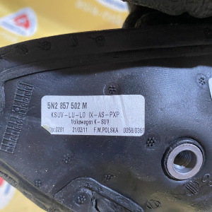 Зеркало Volkswagen Tiguan 5N1/5N2 прав RHD LC9X 5N0949102C 9к 5N2857502M '2010