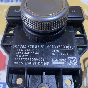 Блок управления магнитолой Mercedes C-Class W204 '2007 джойстик мультимедия A2048708851, A2048700579