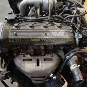 Двигатель Toyota 4E-FE-2937284 катушечный  БЕЗ НАВЕСНОГО Caldina/Corolla/Corsa EE111