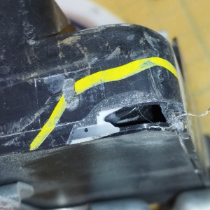 Компьютер Toyota Avensis 89871-20040 2AZ-FSE AZT250 блок управления форсунками ДЕФЕКТ КОРПУСА