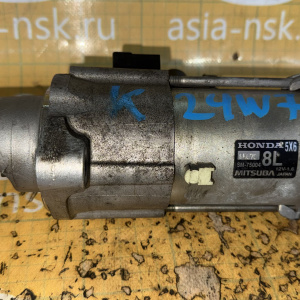 Стартер Honda K24W7 Odyssey RC1 без втягивающего ,разъём на защелке 5X6 / SM-75004
