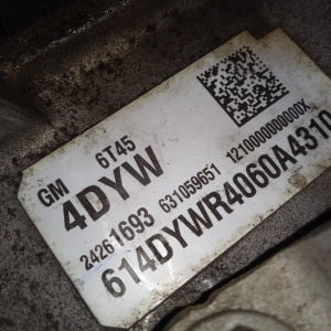 АКПП Opel Astra J LLU/A16LET MH7 GM 6T45 (4DYW) 24261693 P10 '2014