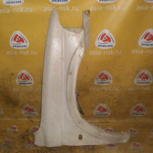 Крыло MITSUBISHI Challenger K99W '1999-2001 перед, прав под уширитель (с отверстием) Брак