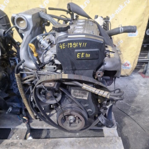 Двигатель Toyota 4E-FE-1891411 катушечный  БЕЗ НАВЕСНОГО ПРОБЕГ 88т.км Caldina/Corolla/Corsa EE111