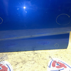 Дверь боковая Chevrolet Aveo T300 '2011-2016 перед, лев в сборе (следы ржавчины, вмятина)