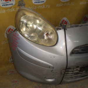 Ноускат Nissan March K13 '2010-2013 Без трубок охлаждения Дефект бампера Дефект L фары ф.H009