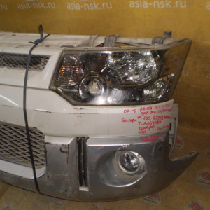Ноускат Mitsubishi Delica D:5 CV5W 4B12 '2007-2019 Без трубок охлаждения Дефект бампера (Камера) Сонары Дефект фар ф.100-87918 xenon тум.047436