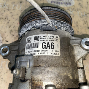 Компрессор кондиционера Opel LLU/A16LET Astra J P10 '2013 Delphi GA6 13412251