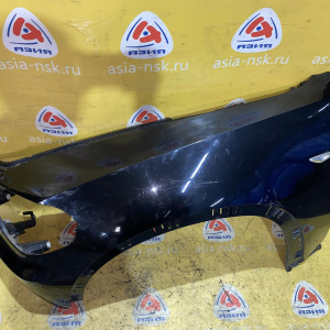 Крыло BMW X5 E70 '2007 перед, лев чёрное, с омывателем фары (царапины) 51657178395