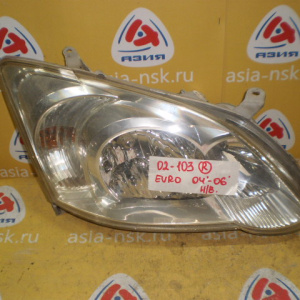 Фара Toyota 02-103 прав Corolla ZZE120 '2004-2006 Hatchback (Европа)